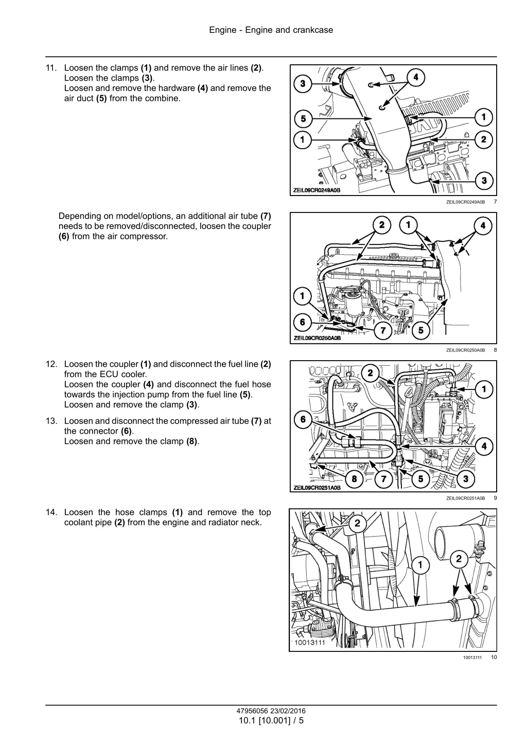 engine engine and crankcase 2