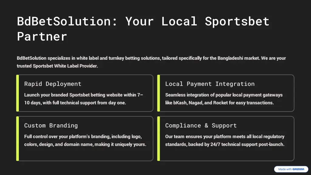 bdbetsolution your local sportsbet partner