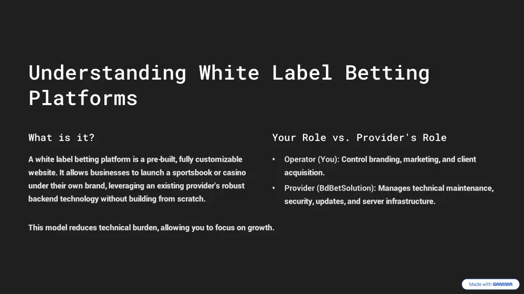understanding white label betting platforms