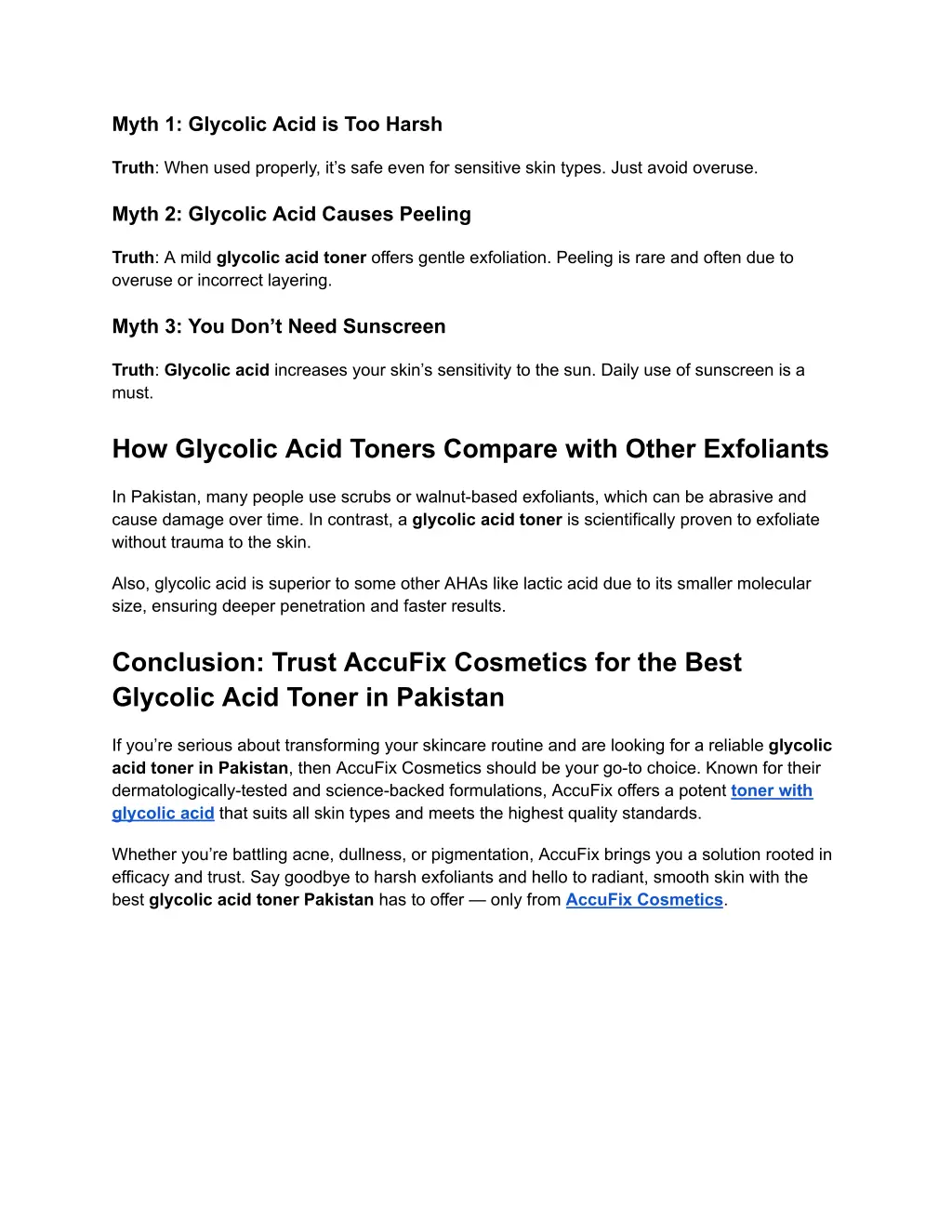 myth 1 glycolic acid is too harsh