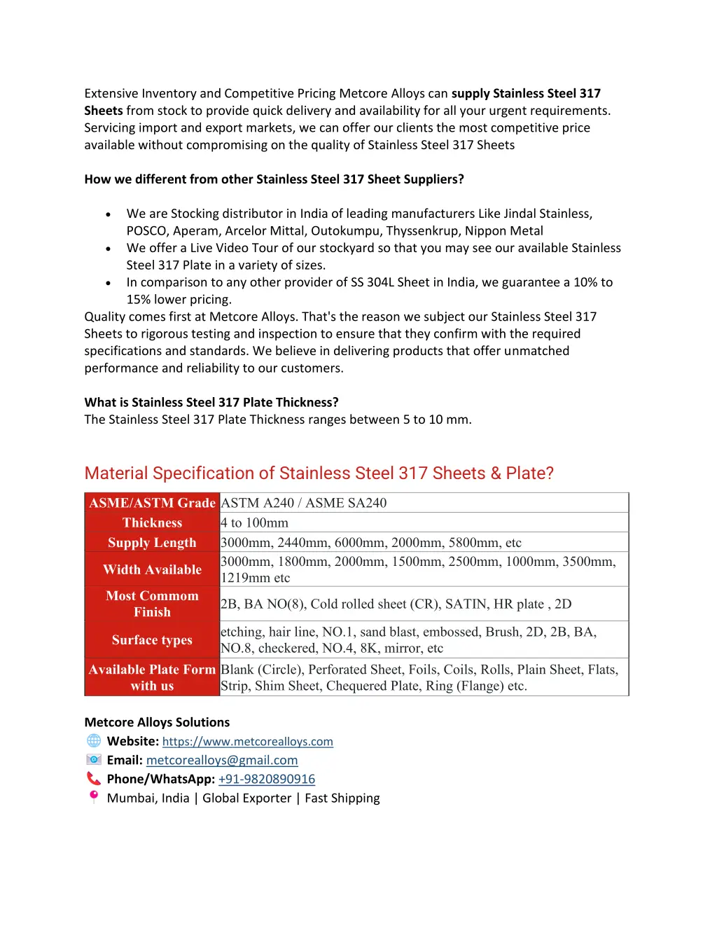 extensive inventory and competitive pricing