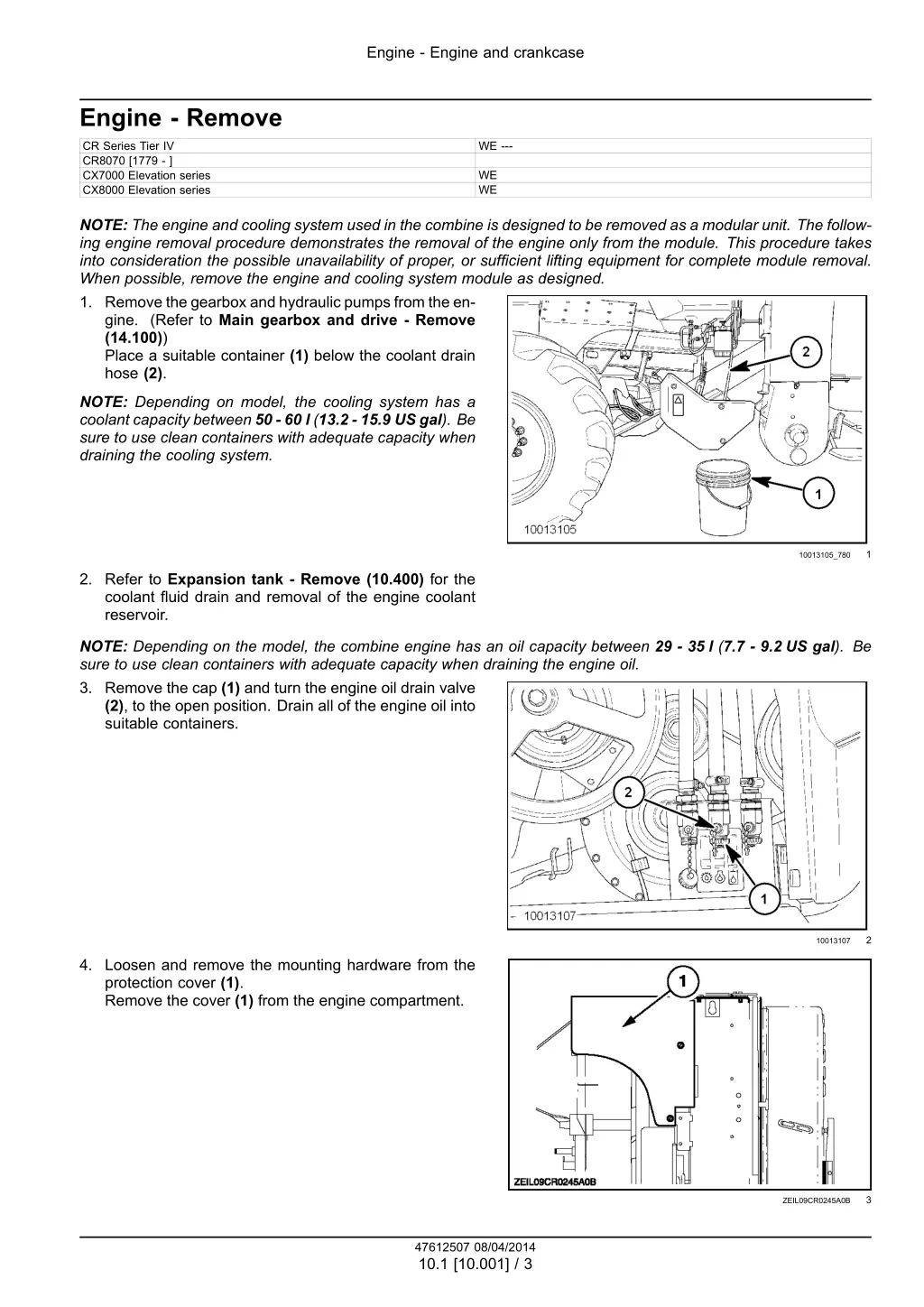 engine engine and crankcase