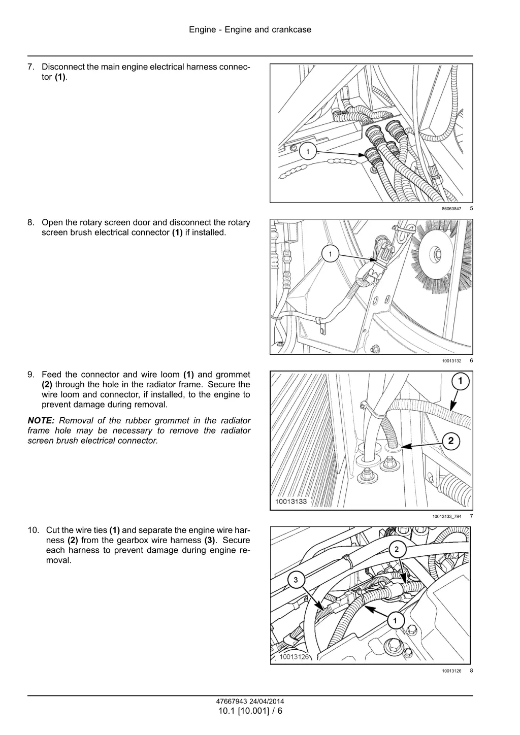 engine engine and crankcase 2