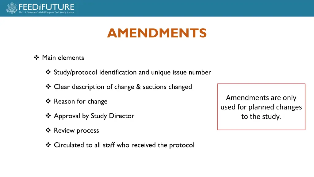 amendments