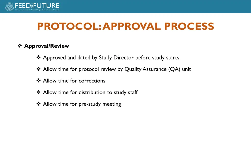 protocol approval process