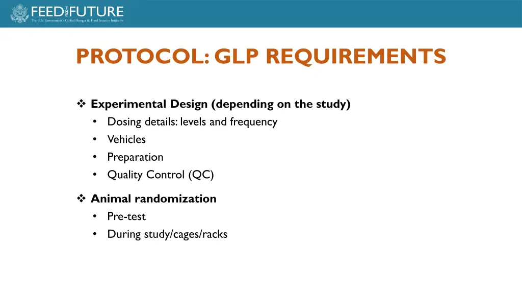 protocol glp requirements 2