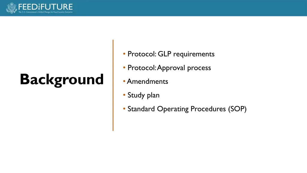 protocol glp requirements