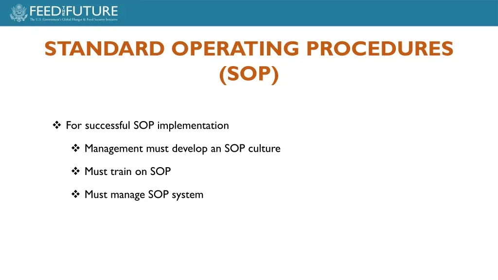 standard operating procedures sop 1