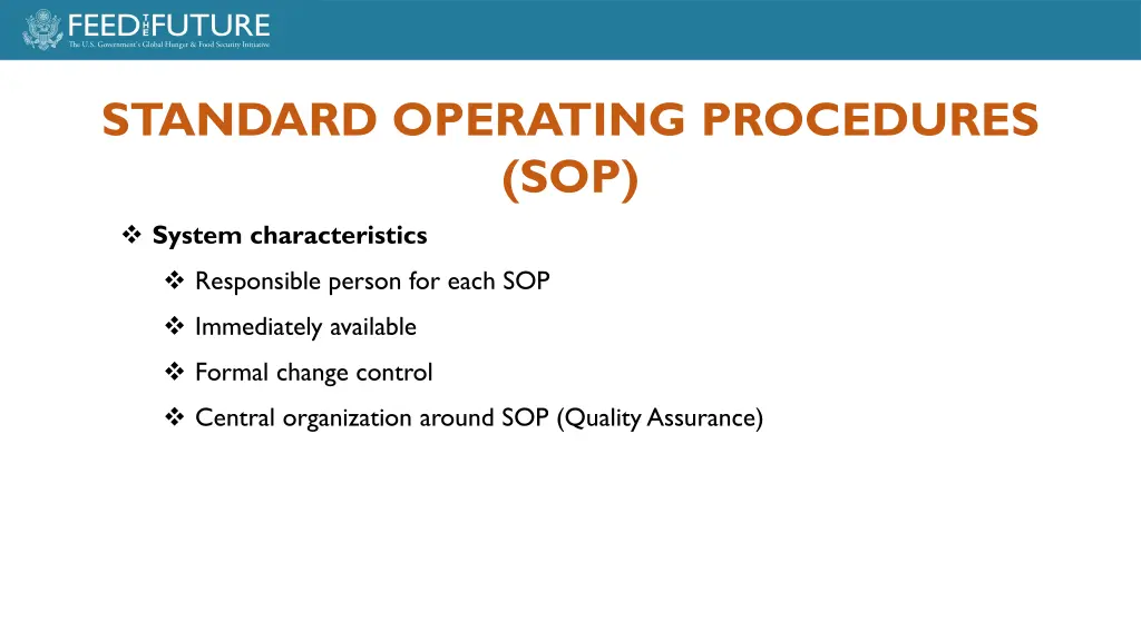 standard operating procedures sop 3