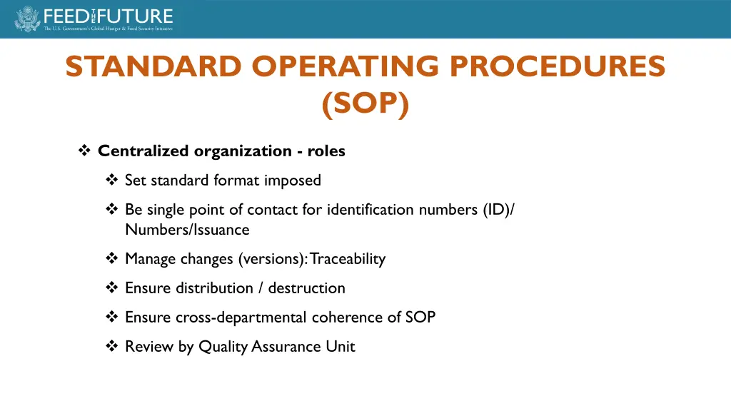 standard operating procedures sop 4