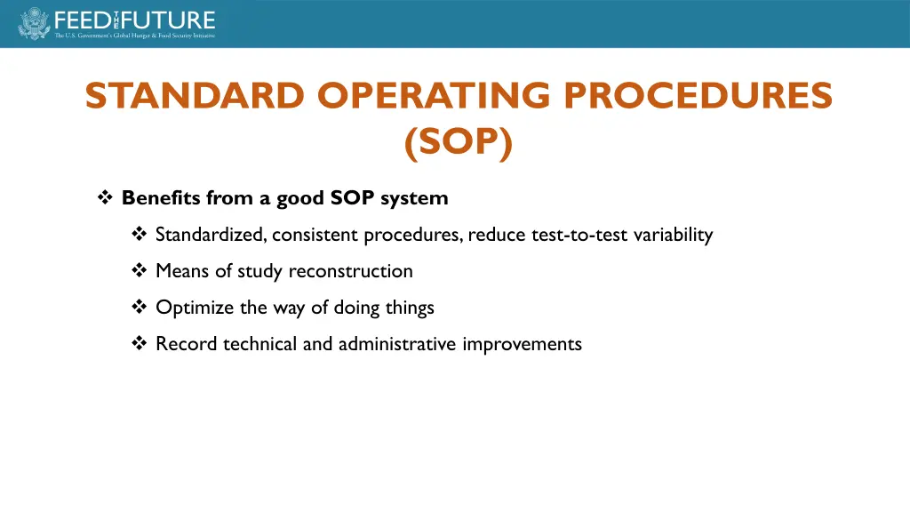 standard operating procedures sop 6