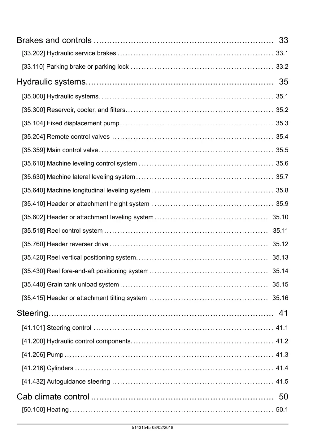 brakes and controls 33