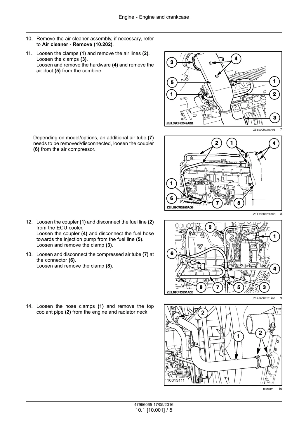 engine engine and crankcase 2