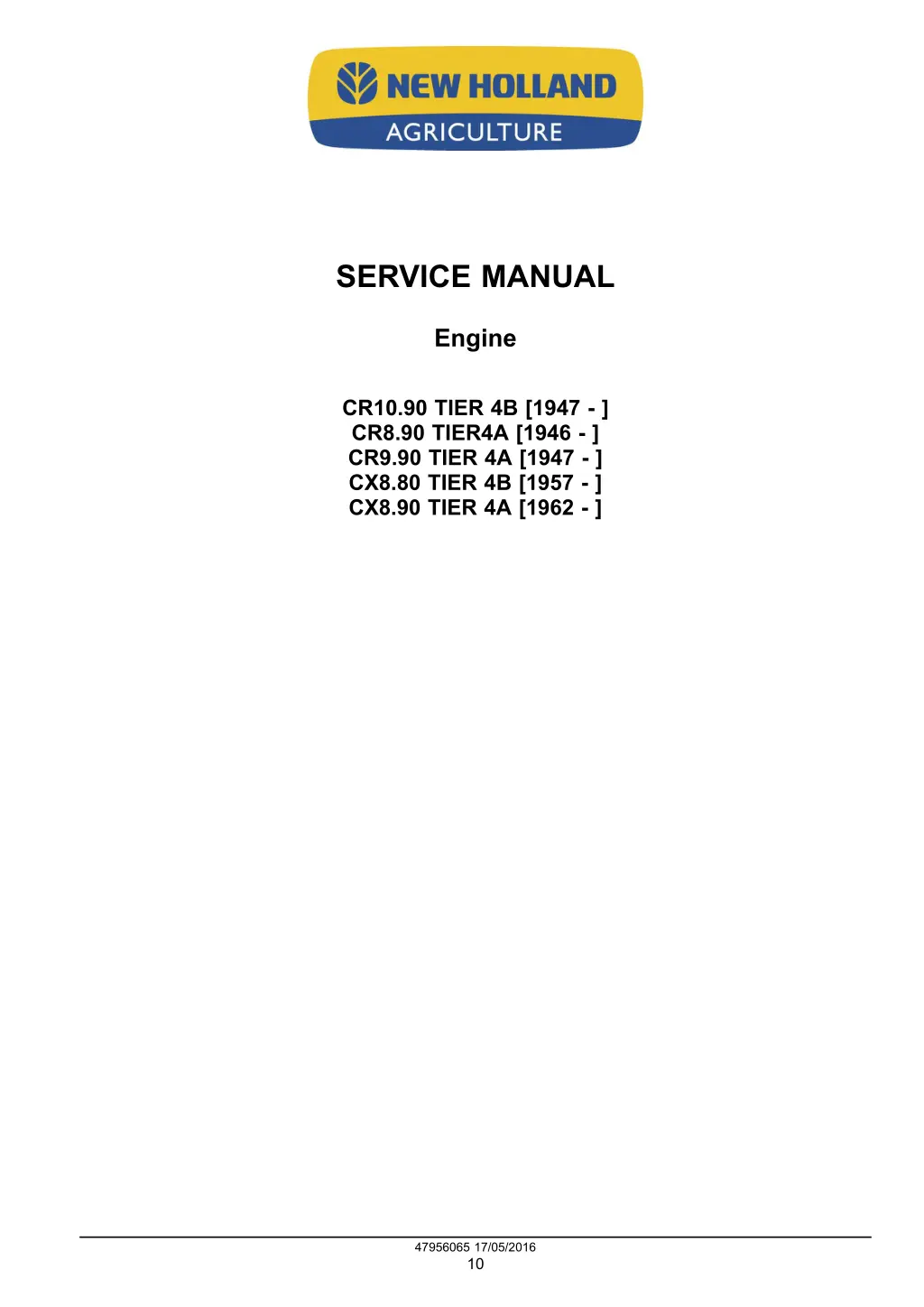 service manual 1