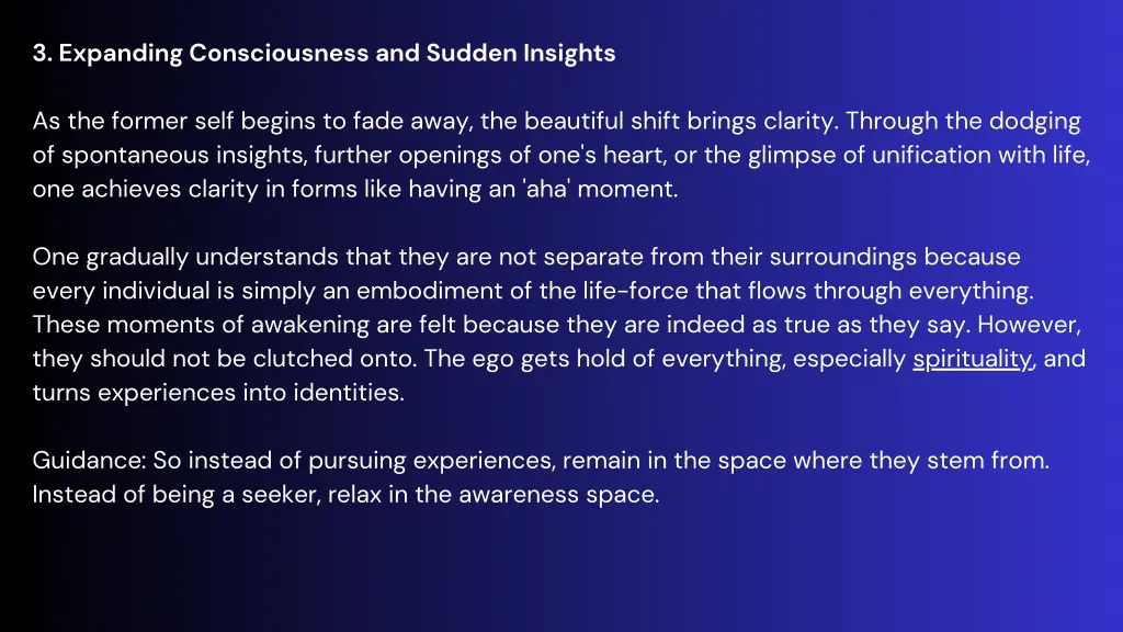 3 expanding consciousness and sudden insights