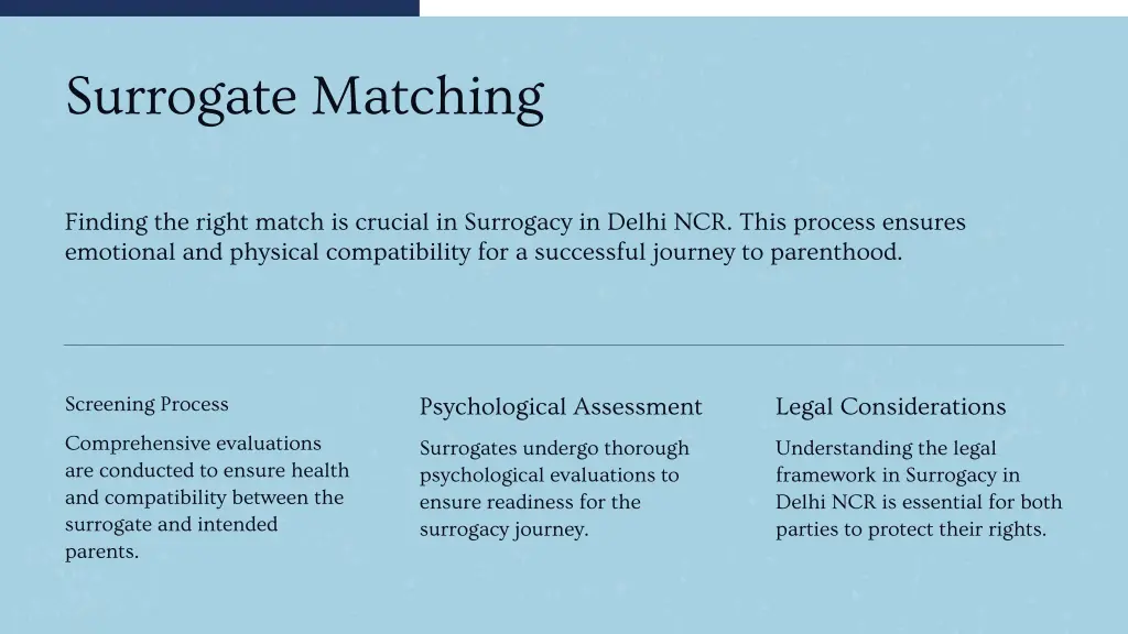 surrogate matching