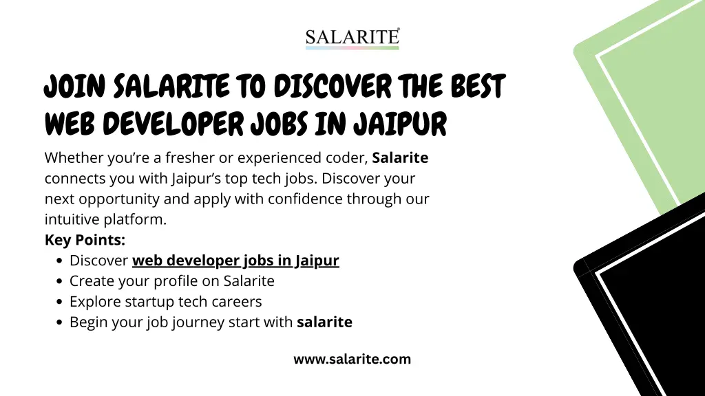 join salarite to discover the best web developer