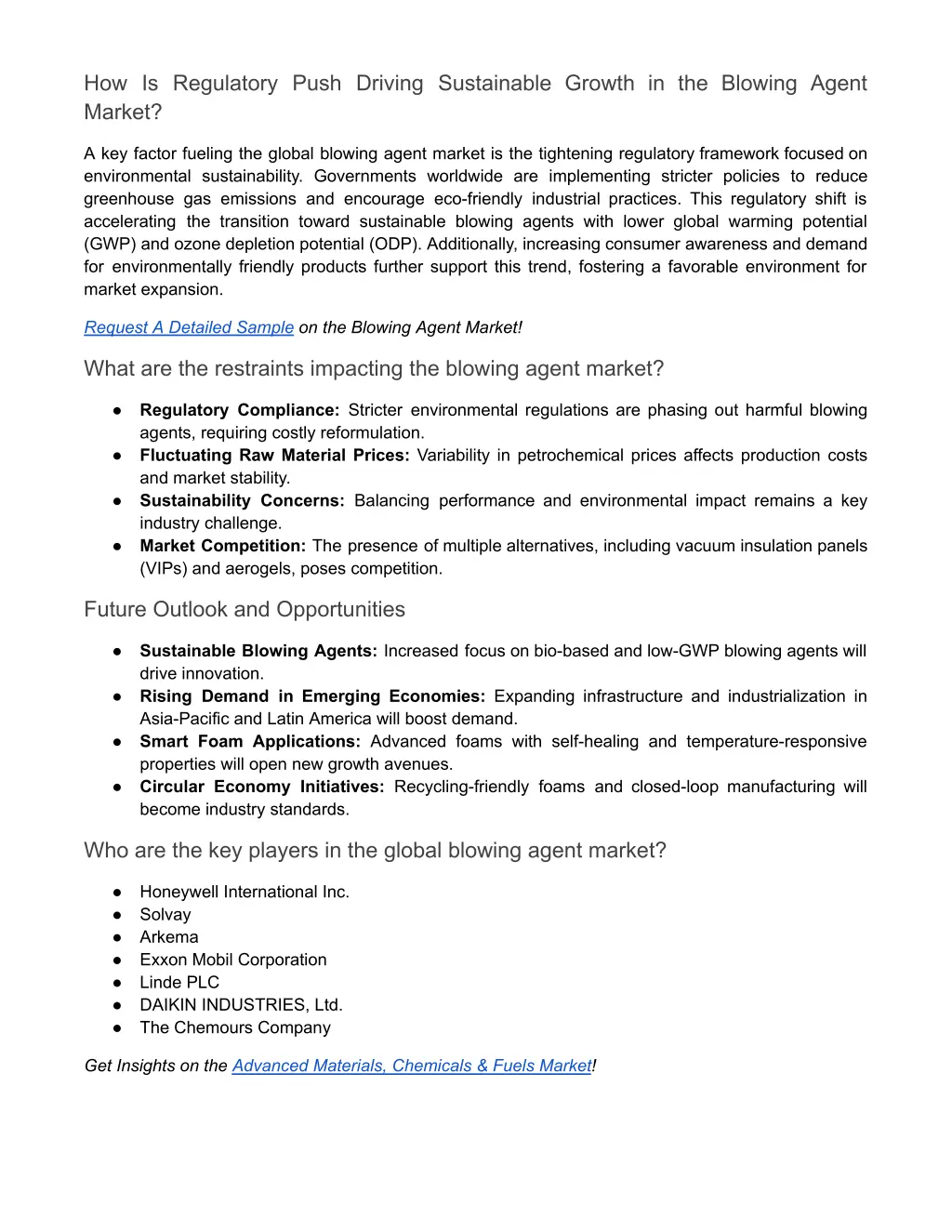 how is regulatory push driving sustainable growth