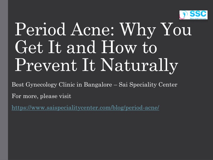 period acne why you get it and how to prevent