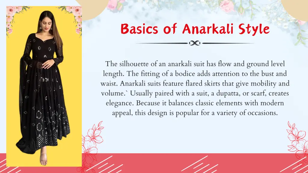 basics of anarkali style