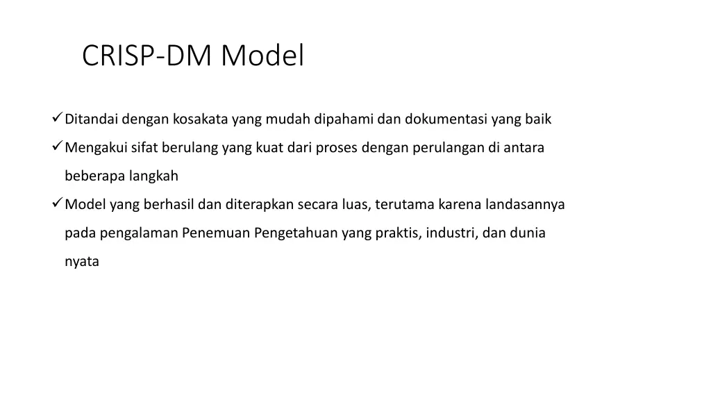 crisp dm model