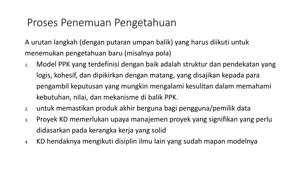 proses penemuan pengetahuan