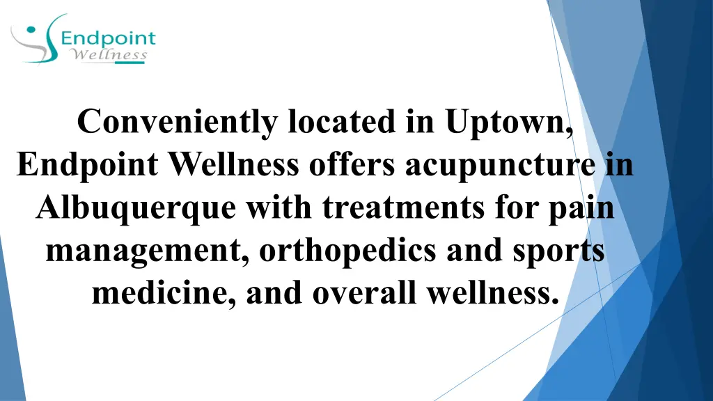conveniently located in uptown endpoint wellness