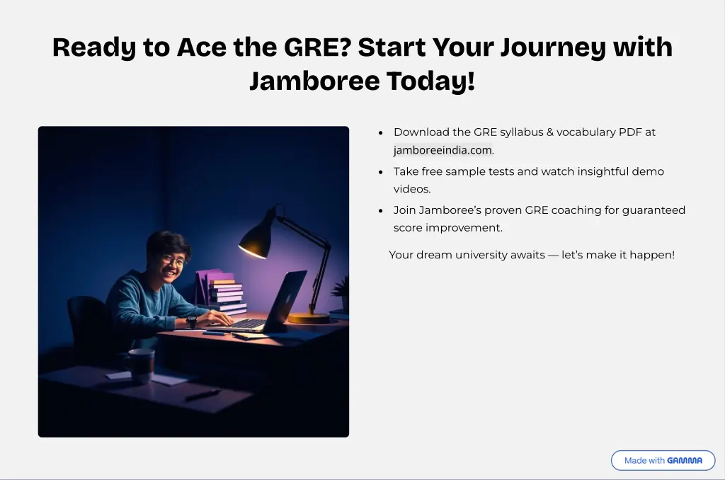 ready to ace the gre start your journey with