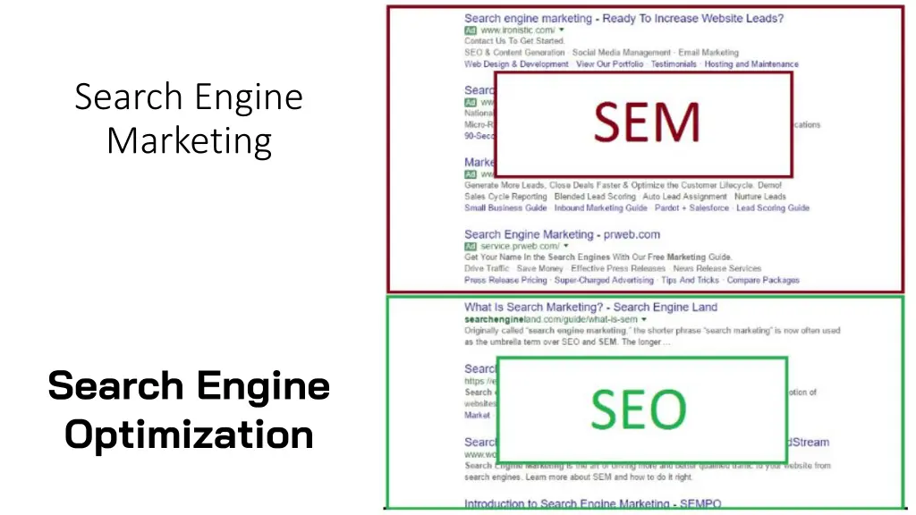 search engine marketing