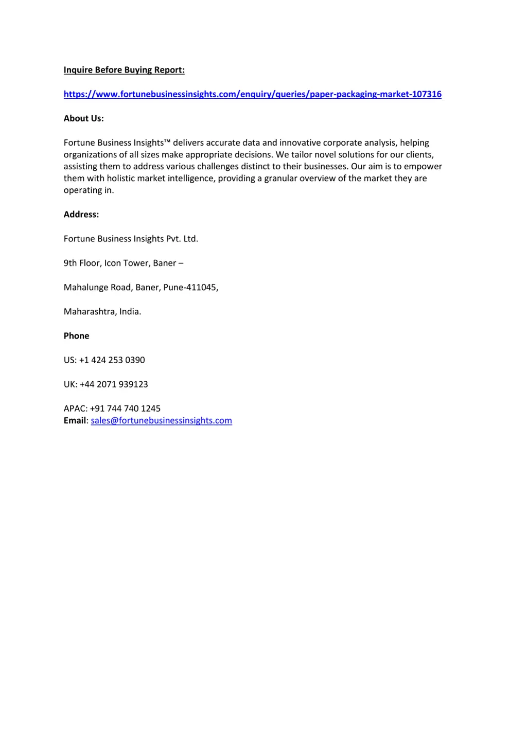 inquire before buying report