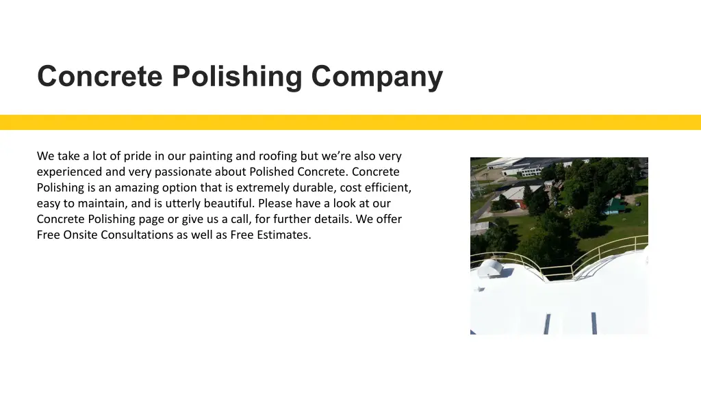 concrete polishing company