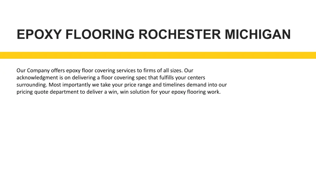 epoxy flooring rochester michigan 1
