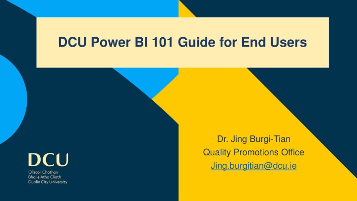 dcu power bi 101 guide for end users