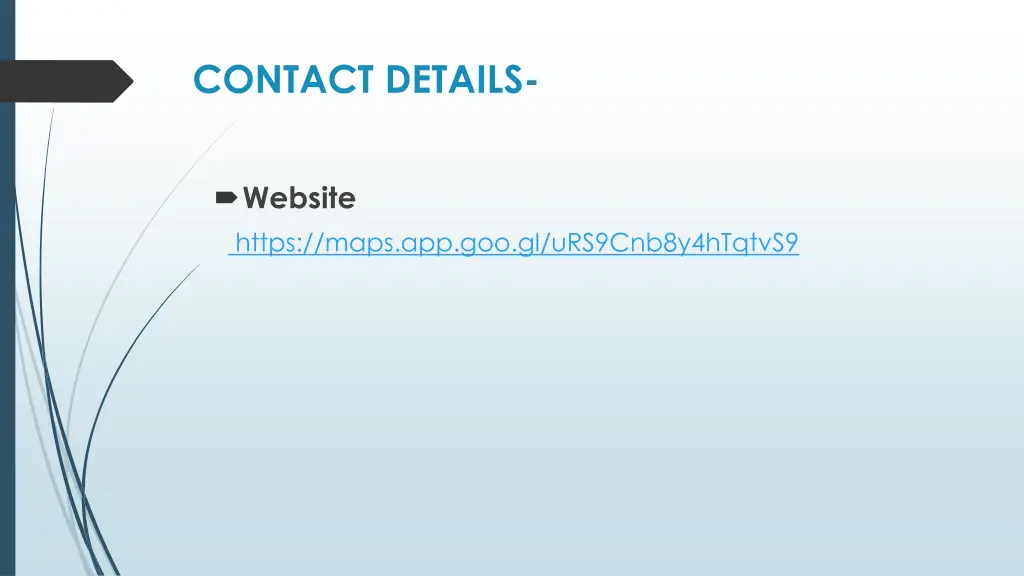 contact details
