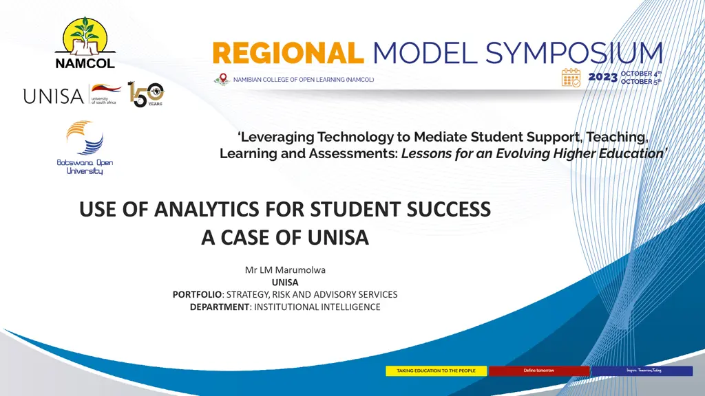 use of analytics for student success a case