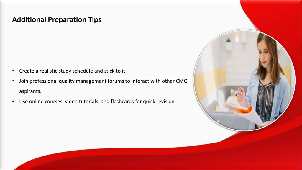 additional preparation tips