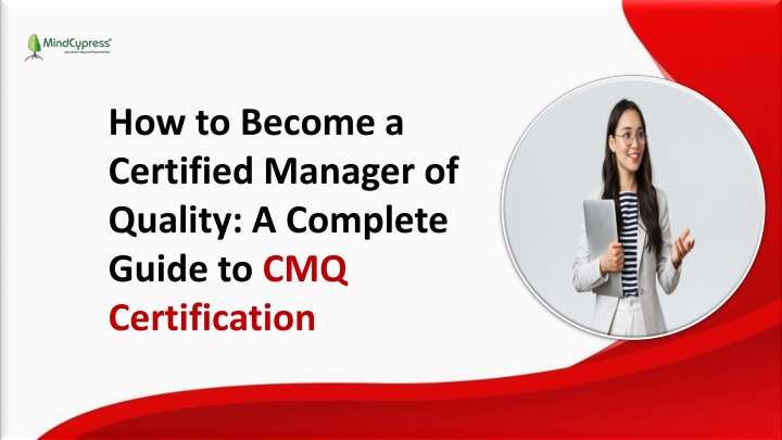 how to become a certified manager of quality