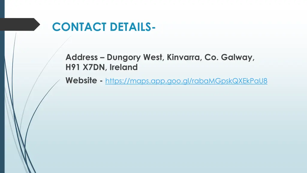 contact details