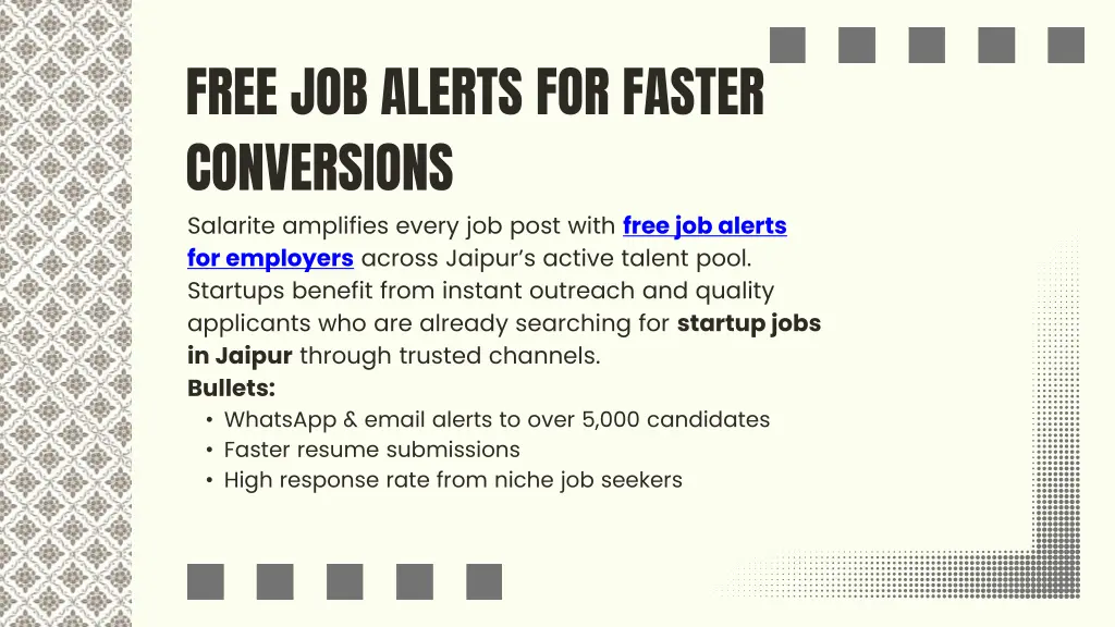 free job alerts for faster conversions salarite