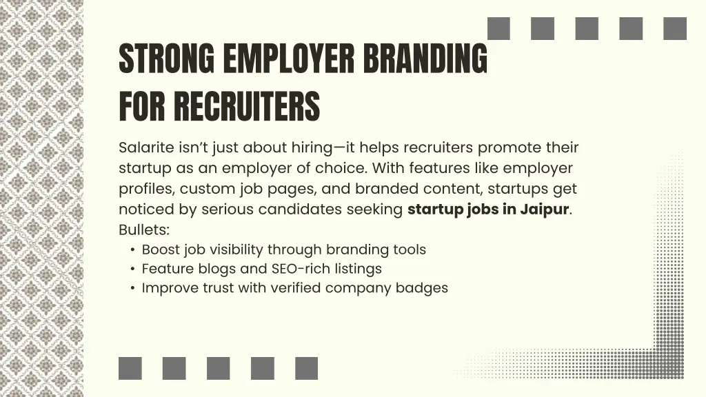 strong employer branding for recruiters salarite