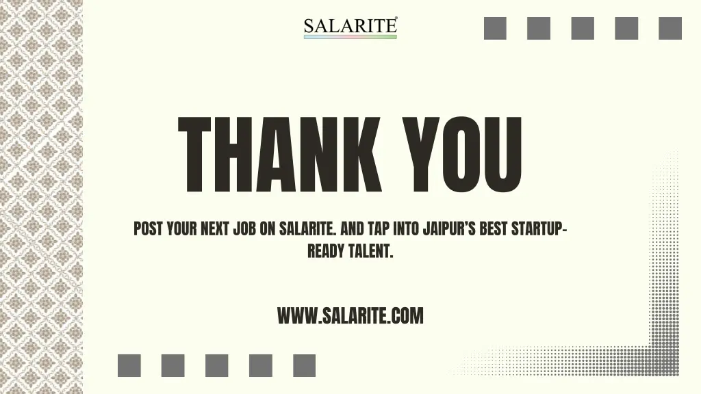 thank you post your next job on salarite