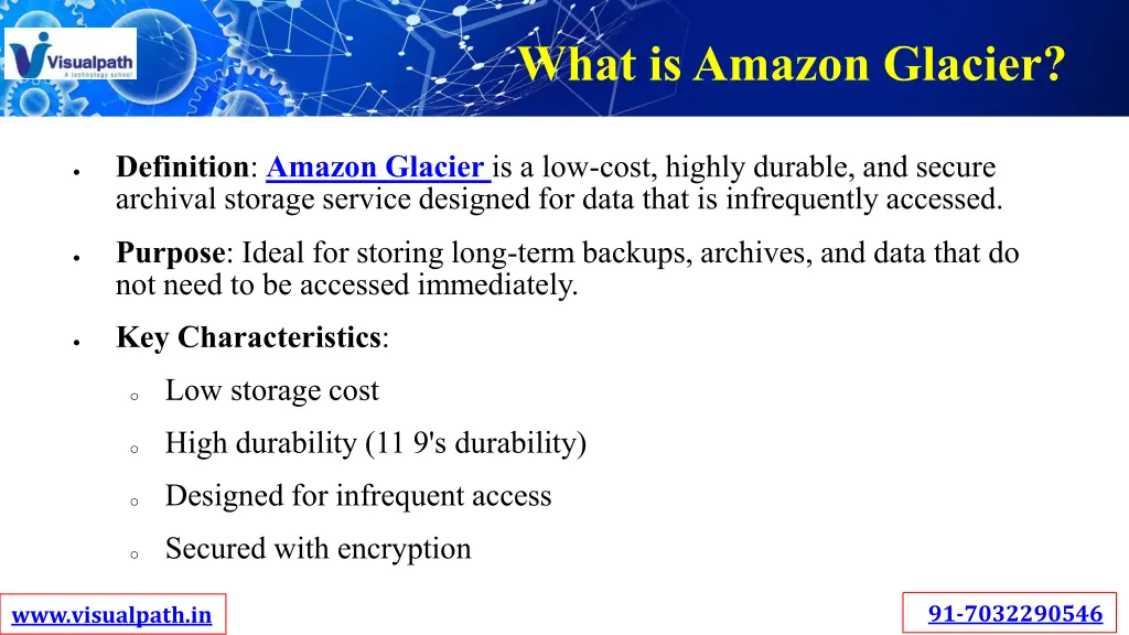 what is amazon glacier