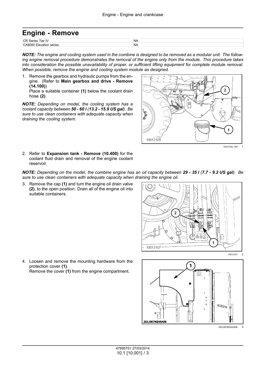 engine engine and crankcase