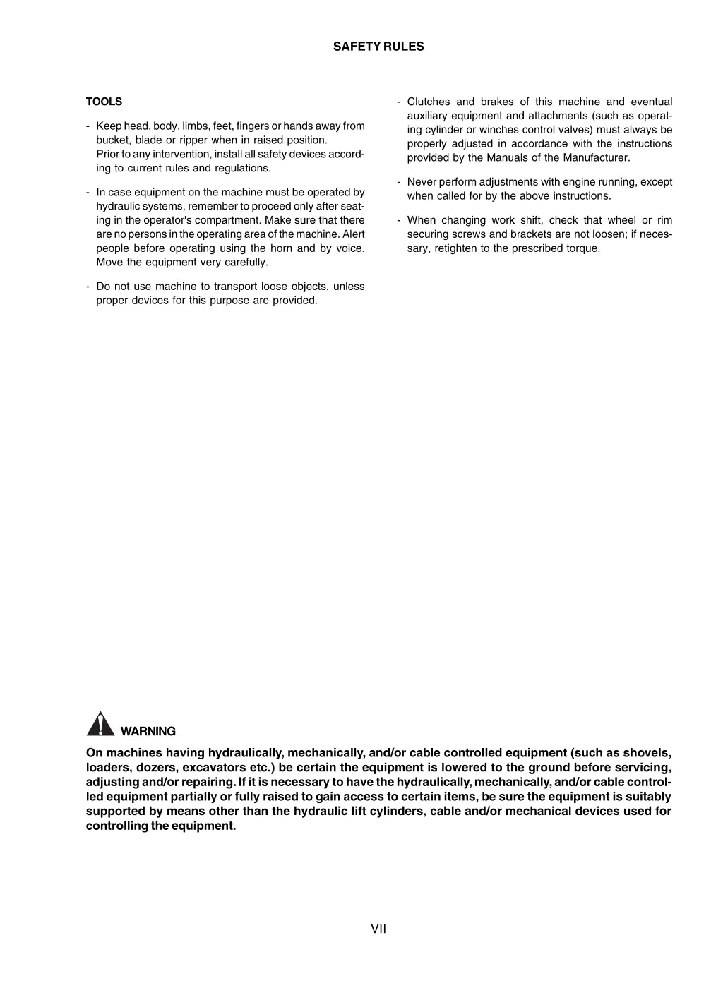 safety rules 5