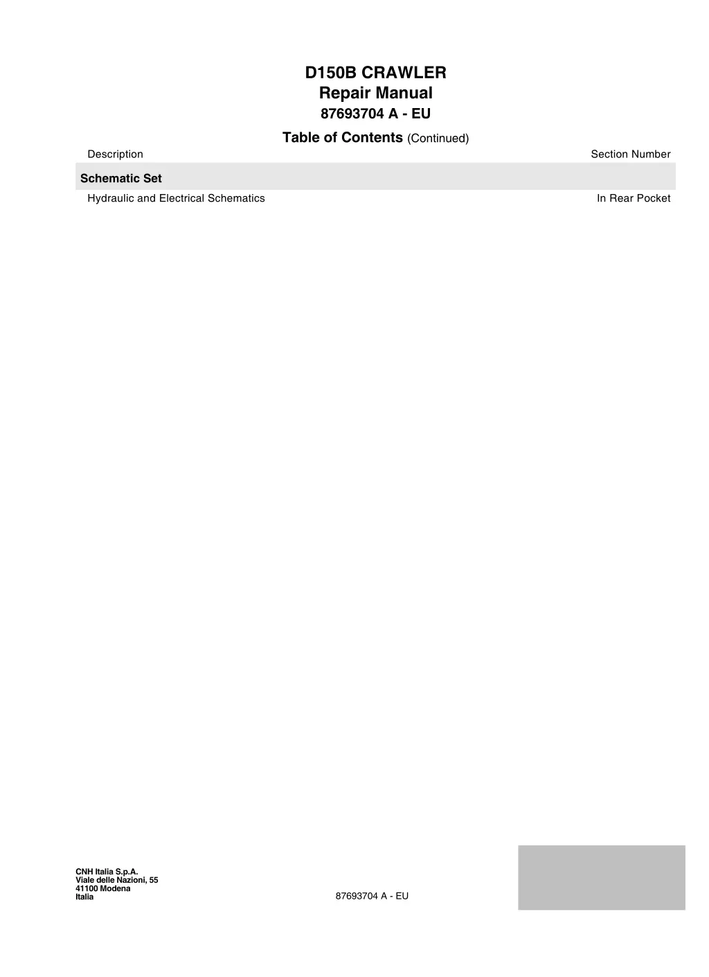 d150b crawler repair manual 87693704 a eu 2