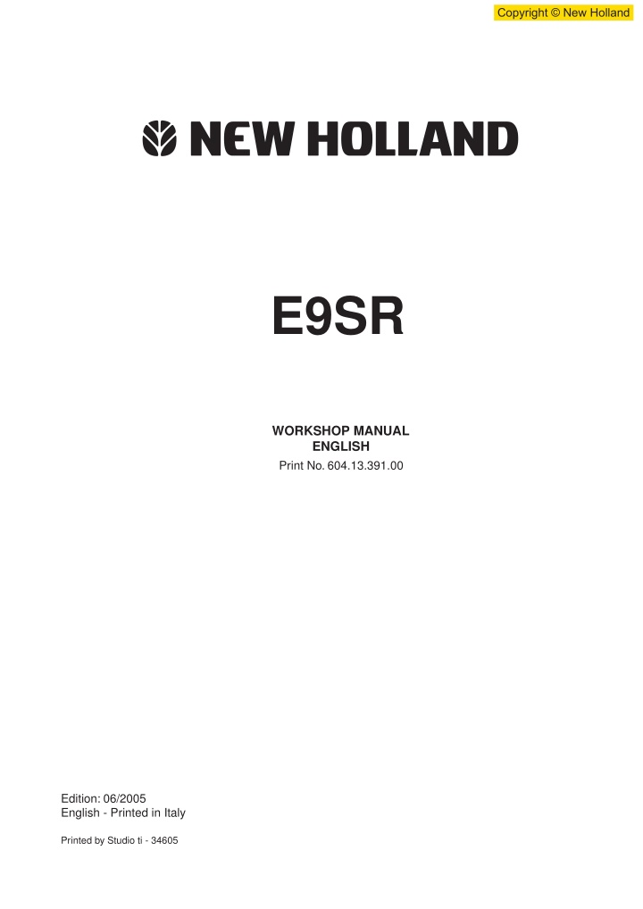 copyright new holland