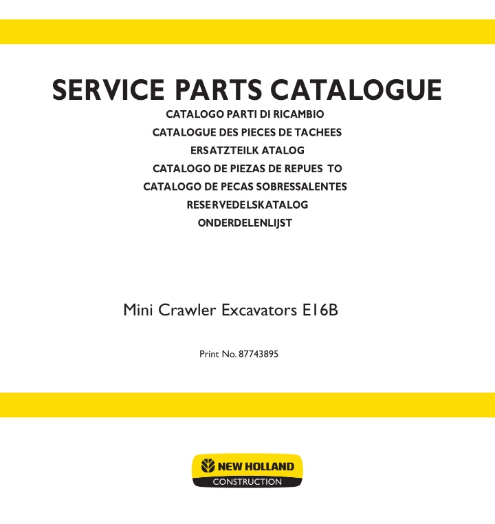 service parts catalogue catalogo parti