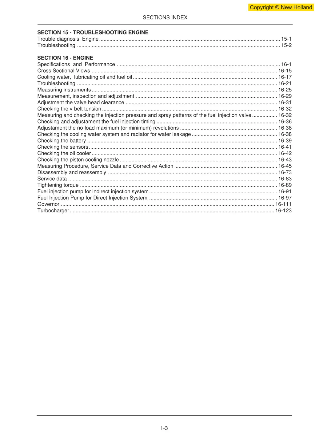 sections index 2