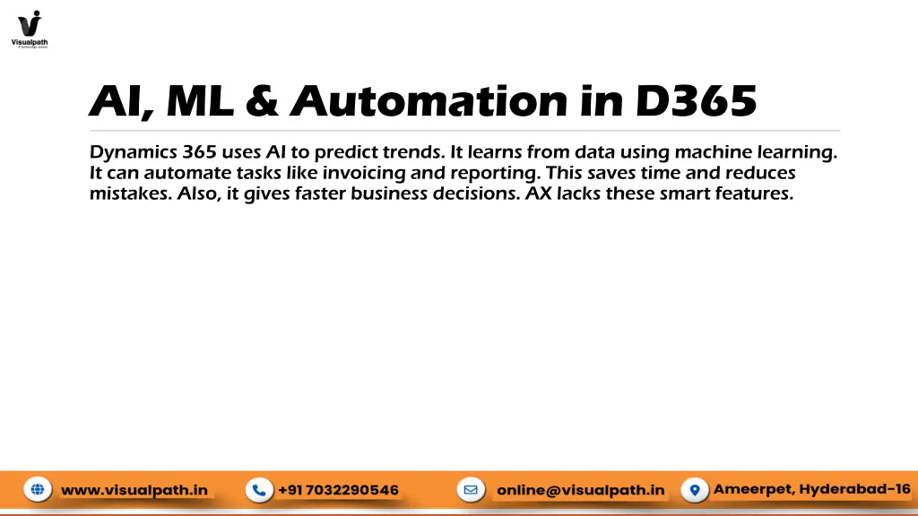 ai ml automation in d365
