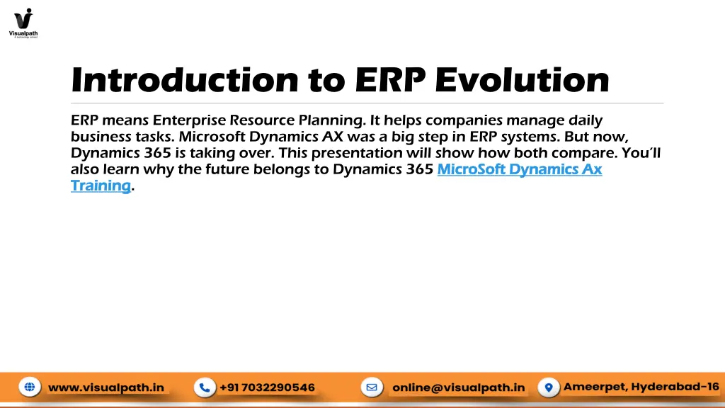 introduction to erp evolution